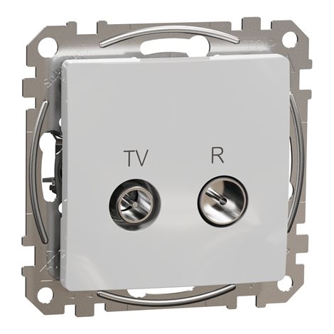 SDD113478R Sedna D/E - TV R zásuvka průběžná 10dB, Aluminium