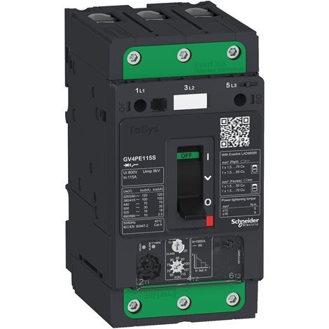 GV4PE50N Motorový jistič termo-magnetická sp. 50A 50kA Elink