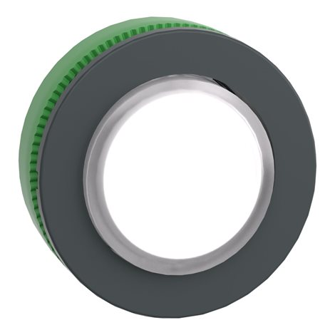 ZB5FH13 Hlava pro prosvětlené tlačítko, Harmony XB5, plast, bílá, s přesahem, 30 mm