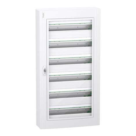 LVSXR624 PrismaSet XS Nástěnná plastová rozvodnice 144 modulů (6x24) průhledné dveře