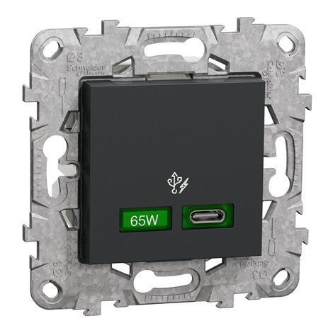 NU501454 Unica - Rychlonabíjecí konektor USB C (65W), Antracit