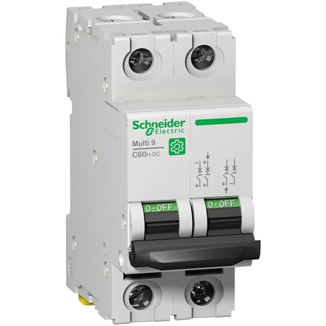 M9U21202 modulární jistič Multi9 C60H-DC 2A C 500V-DC