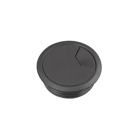 INS61215 Unica System+ - 2x Kabelová průchodka 60mm, Černá
