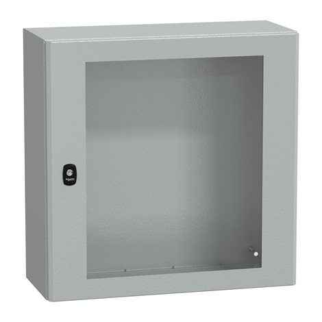 NSYS3D6625T Spacial S3D průhledné dveře bez mont. panelu V600xŠ600xH250.IP66 IK08 RAL7035