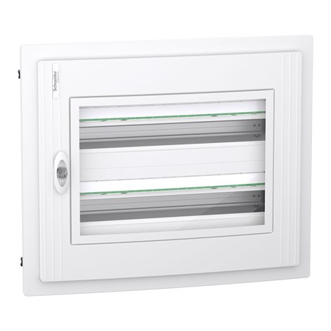 LVSXP224 PrismaSet XS Zapuštěná plastová rozvodnice 48 modulů (2x24) průhledné dveře