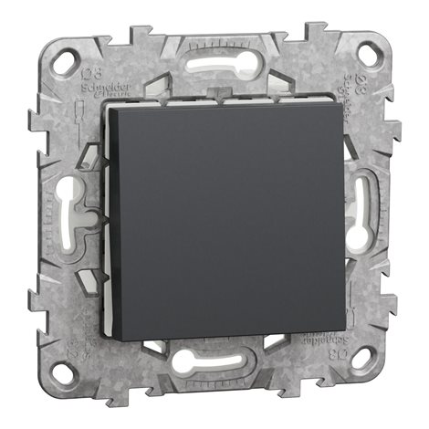 NU528254 Unica - Přepínač střídavý řazení 6, IP44, 2M, Antracit