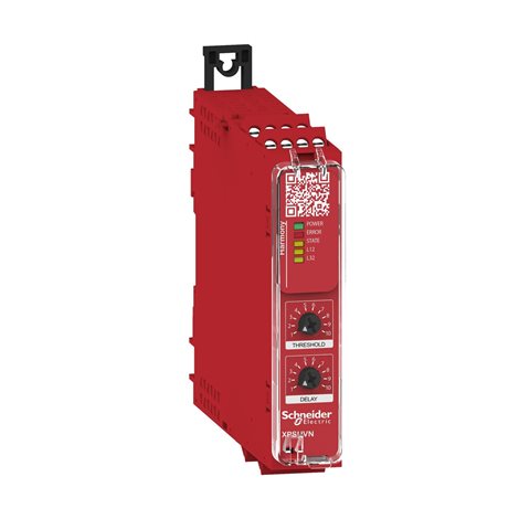 XPSUVN31AP Bezpečnostní modul Preventa pro detekci nulových otáček, 48-240 V AC, šroub. svorky