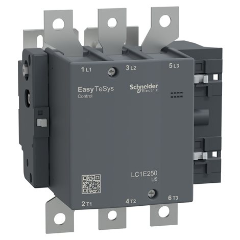 LC1E250U5 3P stykač TeSys E 132KW 240V