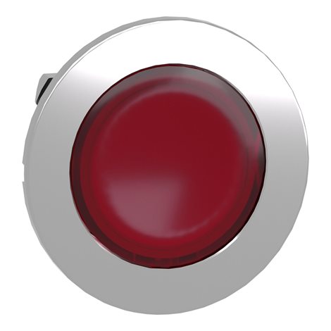 ZB4FV043 Hlava pro signálku, Harmony XB4, zapuštěná montáž, červená, 30 mm, hladká čočka, univ. LED