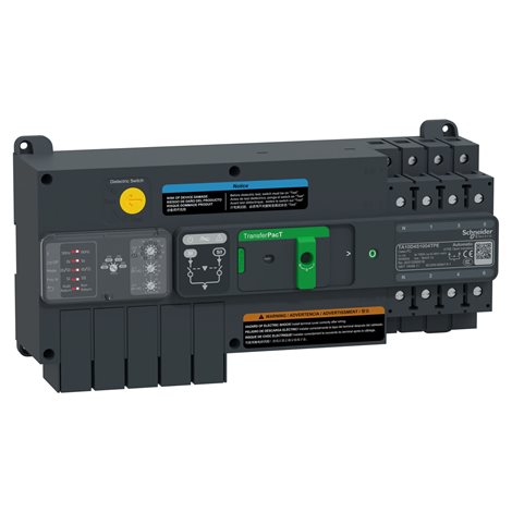 TA10D4S1004TPE TransferPacT automatic, 100A, 400V, 4P, vel. 100A