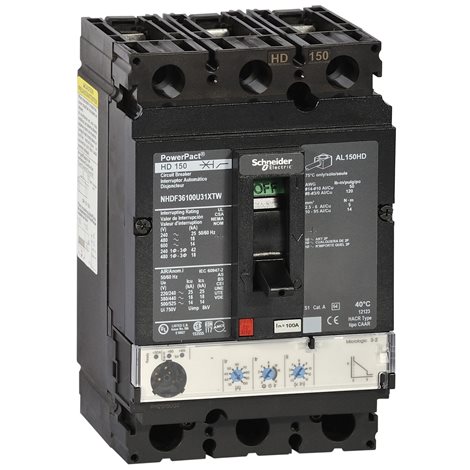 NHGF36060U31XTW Jistič PowerPact HG 60A 3P