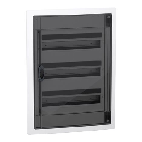 LVSXP318 PrismaSet XS Zapuštěná plastová rozvodnice 54 modulů (3x18) kouřové dveře