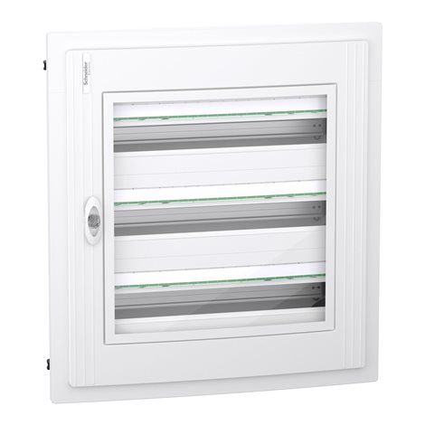 LVSXP324 PrismaSet XS Zapuštěná plastová rozvodnice 72 modulů (3x24) průhledné dveře