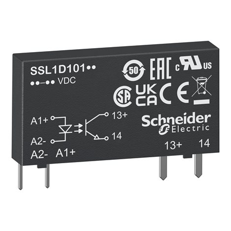 SSL1D03JD polovodičové relé-1fázové SSR 24 V DC 3,5 A 12 V DC