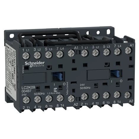 LC2K09004E7 Reverz. ministykač 9A 4P 48V 50/60Hz