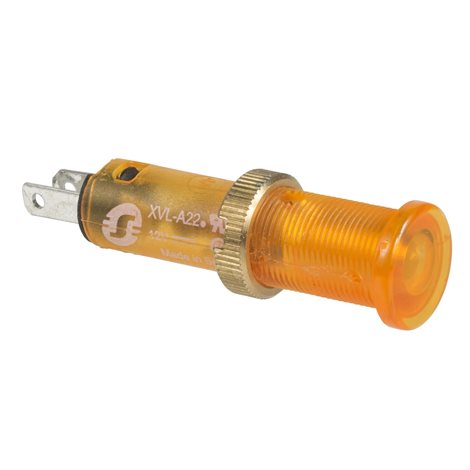 XVLA235 Signálka s LED - 8 mm,24 V, žlutooranžová
