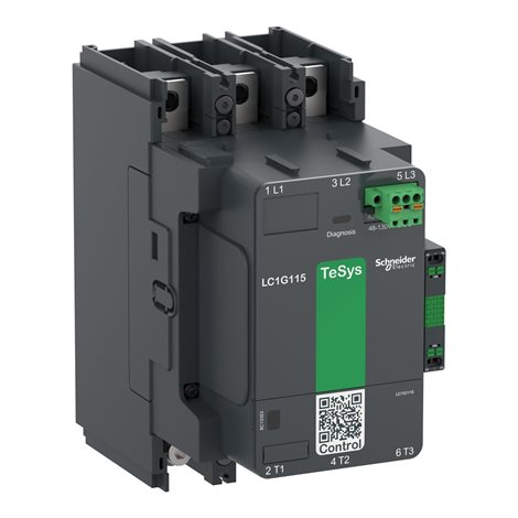 LC1G185KUEN Stykač TeSys G 185A 3P AC3 cívka 100-250V AC/DC standard