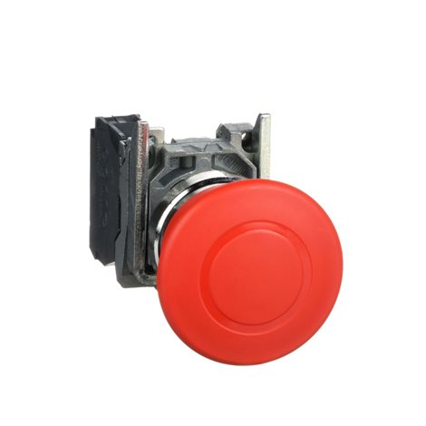 XB4BT842 Ovládač nouzového zastavení s aretací, stiskni - táhni, 1 V
