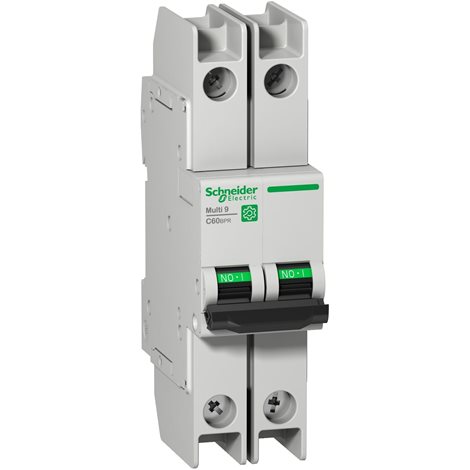 M9F53204 Jistič Multi9 C60BPR 2P D 4A 10kA 480Y/277V UL489 kab. oka