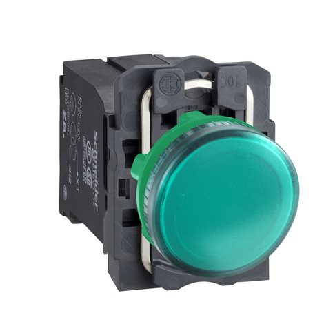 XB5AV43 Signálka se žárovkou BA 9s, 230.....240V, zelená