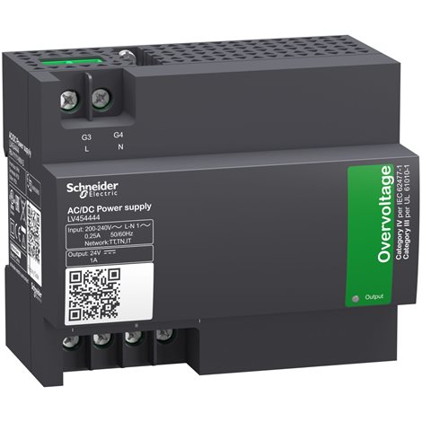 LV454444 24VDC napájecí modul AD 200/240VAC