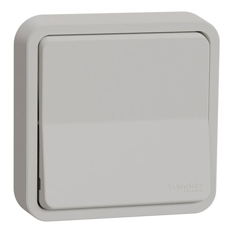 MUR39721 Kompletní Přepínač střídavý ř.6, IP55, pro zapuštění bílý