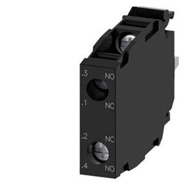 3SU1400-1AA10-1FA0 Contact module with 2 contact elements, 1 NO+1 NC, screw terminal,