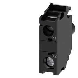 3SU1401-1BH40-1AA0 LED module with integrated LED, 24-240 V AC/DC, green, screw terminal, 