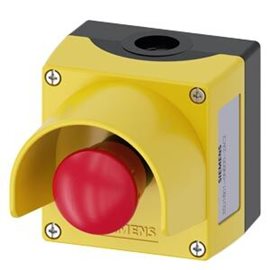 3SU1801-0NB00-2AC2 Enclosure top part yellow, with protective collar, EMERGENCY STOP