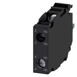 3SU1400-1AA10-1DA0 Contact module with 2 contact elements, 2 NO, screw terminal, for front