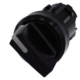 3SU1002-2BF10-0AA0 otočný spínač prosvítitelný 22 mm kulatý plast černá O-1 aret