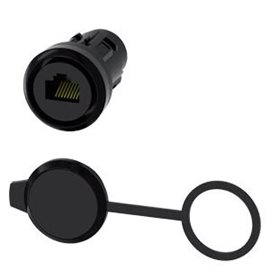 3SU1900-0GB10-0AA0 přípojka RJ45, 22 mm, plast, černá