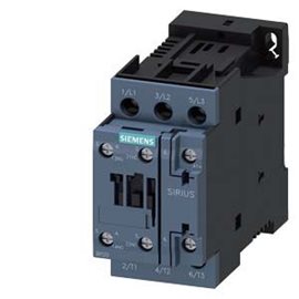 3RT2025-1KB40 power contactor, AC-3 17 A, 7.5 kW / 400 V 1 NO + 1 NC, 24 V DC