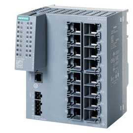 6GK5216-0BA00-2AC2 SCALANCE XC216 managed Layer 2 IE switch; IEC 62443-4-2 certified; 16x 