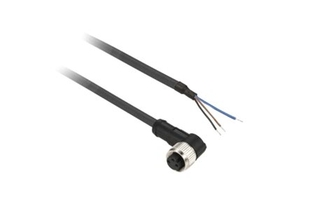 XZCP0666L2 Konektor s kabelem M8, 3 piny 2m
