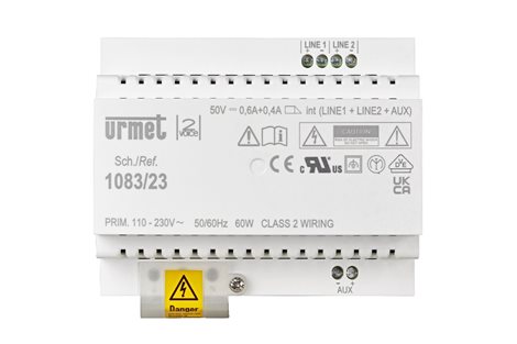 1083/23 Zdroj pro systém 1083, 4 DIN moduly