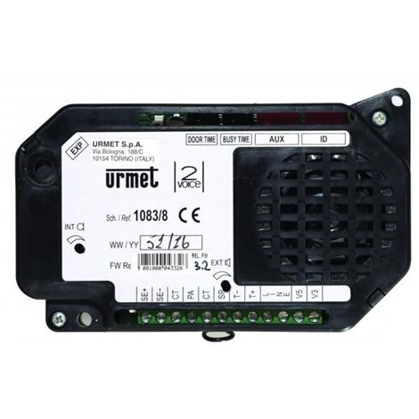 1083/8 Kodér s integr. hlas. jednotkou, pro 925 a um. panel, rozšíření o externí kameru