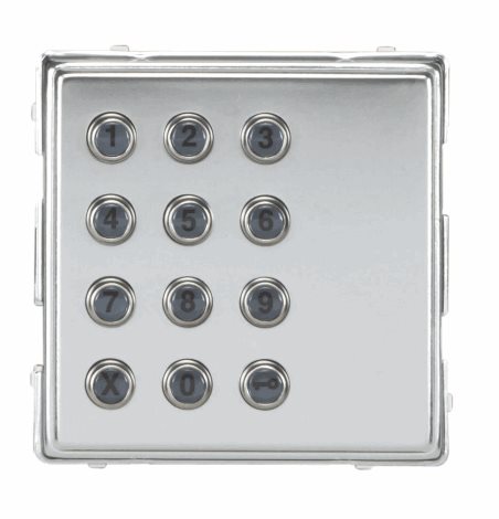 1148/46 Kódový zámek s číselnou klávesnicí, 2 výstupy, 1 modul 1148