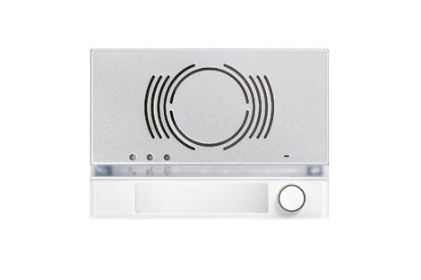 1168/132 Kryt audio modulu se 2 tlačítky (1 jmenovka), DDA, černý