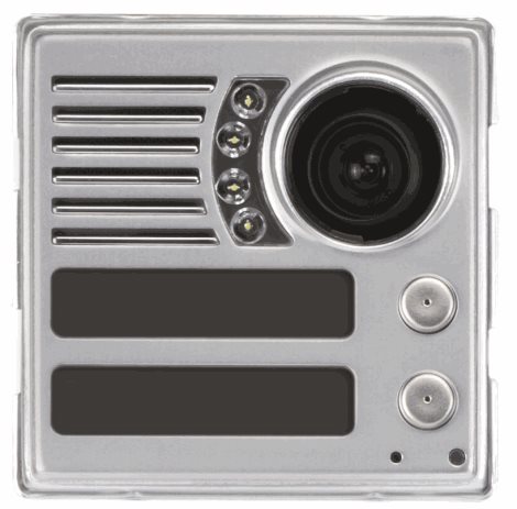 1748/92 Barevná CCD koax. kamera s integr. hlas. jednotkou, koax, 2 tlač., 1modul