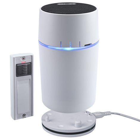 43581 Bezdrátový gong bluetooth CALIMA 800 GB, 500m, bílý, set