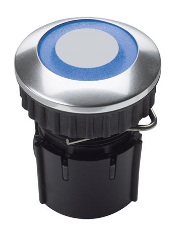 63232 PROTACT 220 LED (IP54), matná nerez ocel (modrá)