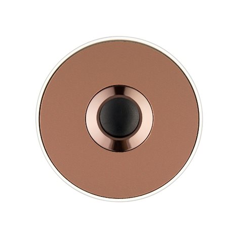 64194 Tlačítko Piccolo Cerchio, bronz-bílá, IP44, kulaté