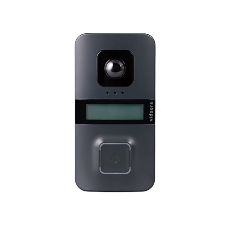 75406 Vstupní panel Vidoora s HD kamerou 120°, 1 tl., LAN/Wifi, antracit, IP55, IK07