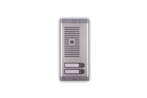 925/102 Tlačítkový panel s prostorem pro hlasovou jednotku, 2 tlačítka, 1 sloupec