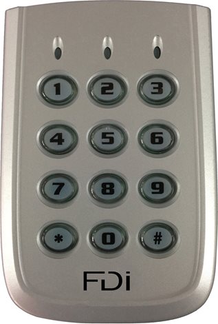 GB-060-118 Kódová klávesnice, 2 výstupy, plast, montáž na povrch, IP65