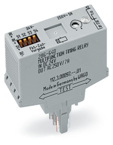 286-640/004-000 Modul relé časovače REL-T 24 V DC, Šedá 1