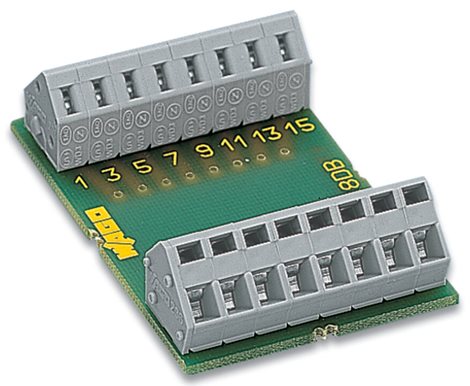 289-102 Deska plošných spojů k vlastnímu osazení; S 8 pozicemi pro osazení; 2,50 mm² 1