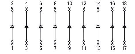 289-105 Součástkový modul s diodou 3