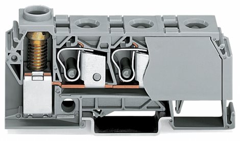 284-621 Distribuční svorka 10 mm², Šedá